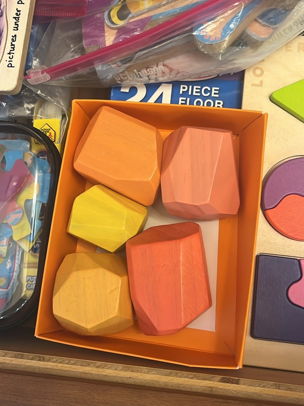 Lovevery stacking blocks toy